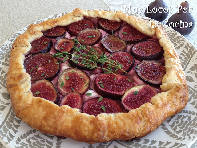 Galette de Higos Morados, Queso de Cabra y Miel