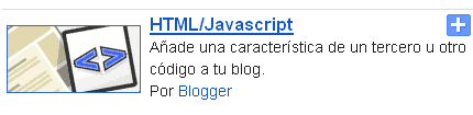 Widget para blogger