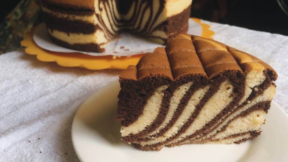 Zebra Ogura Cake Recipe Zebra Cake cooking