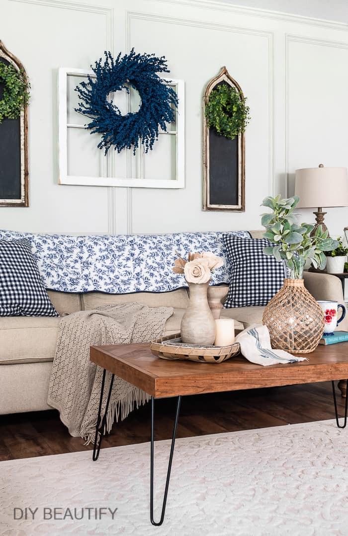 DIY Herringbone Coffee Table DIY Beautify Creating Beauty at Home