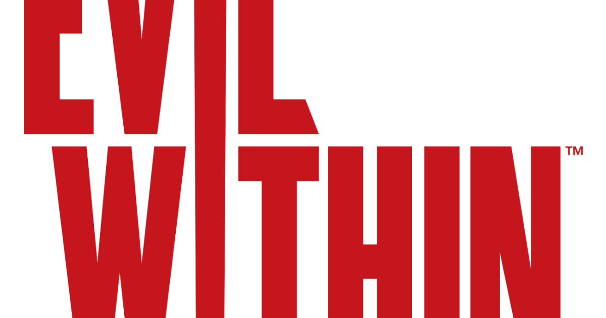 The Evil within логотип без фона. Within text