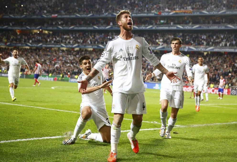 Sergio Ramos empató en el descuento la final que se llevó el Madrid