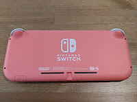 Nintendo Switch Lite - Pink (rear view)