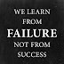 We Learn From Failure