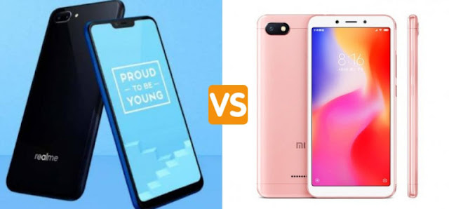 Xiaomi redmi 6a vs realme c1