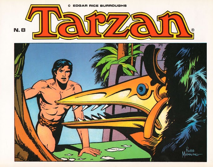 Tarzan - Tiras Diarias de Russ Manning 08   -LEITURA ONLINE DE QUADRINHOS 