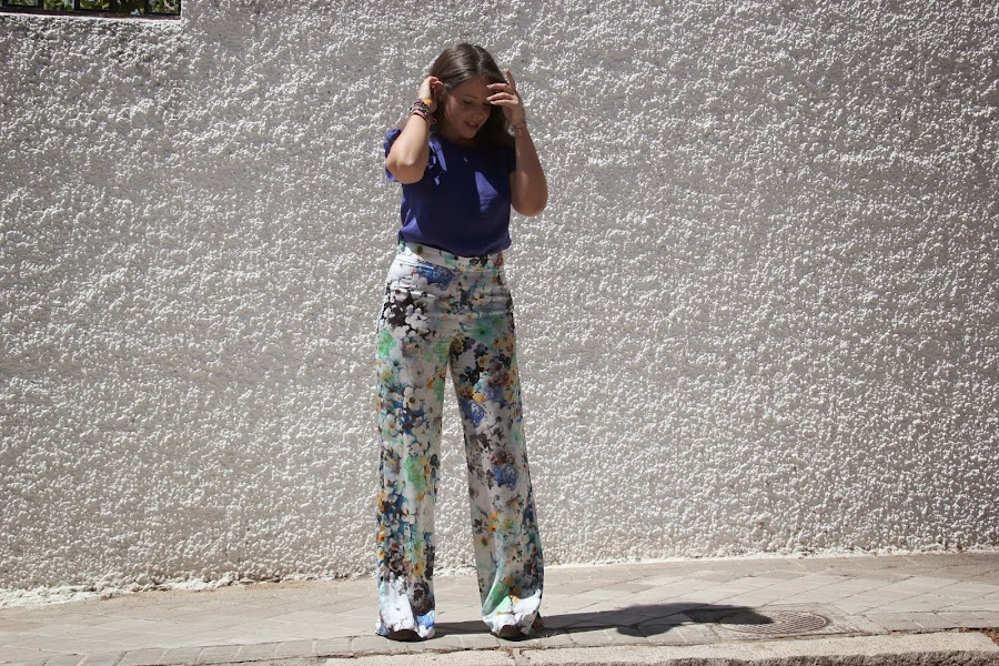 DIY Costura: Pantalón palazo (patrones y moldes gratis). Blog de costura y blog diy.