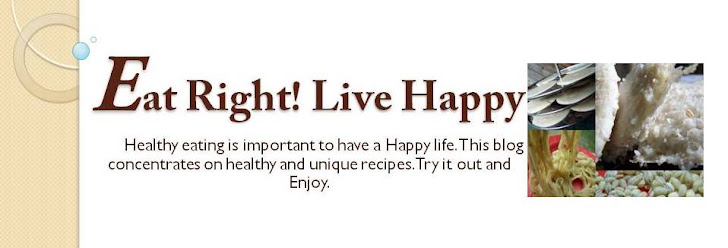 Eat Right! Live Happy