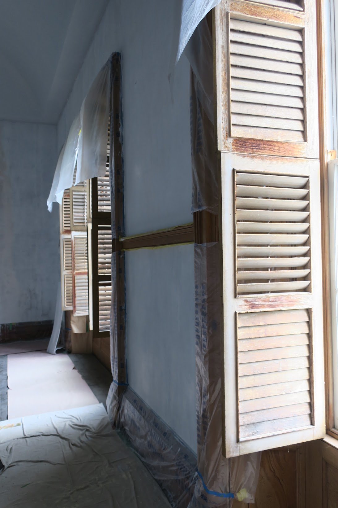 Hyde Hall's dining room during renovation work Chronica Domus
