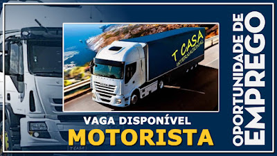 vaga para motorista carreteiro