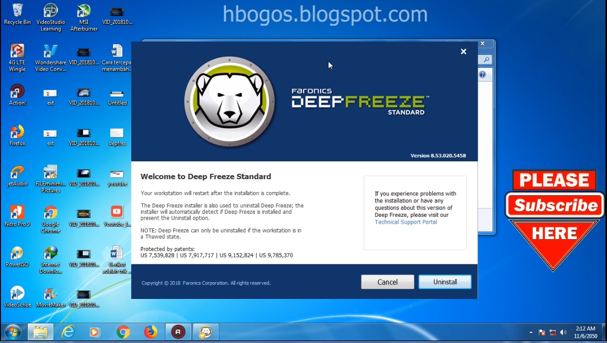 How To Uninstall Or Delete Deep Freeze Without Password ( Less Than 1