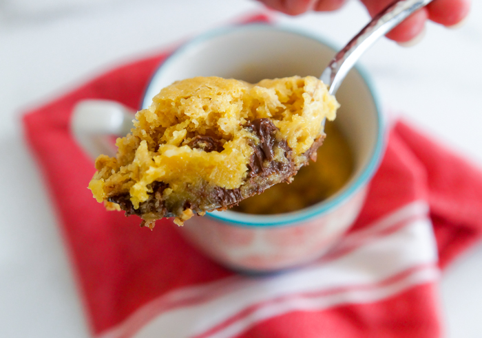 Oatmeal Chocolate Chip Mug Cookie