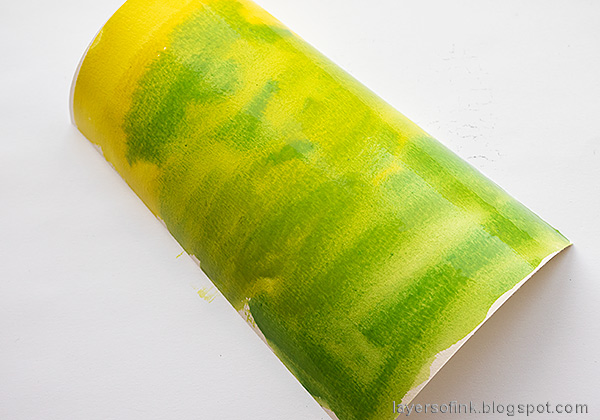 Layers of ink: Cling Wrap Watercolor Floral Tutorial