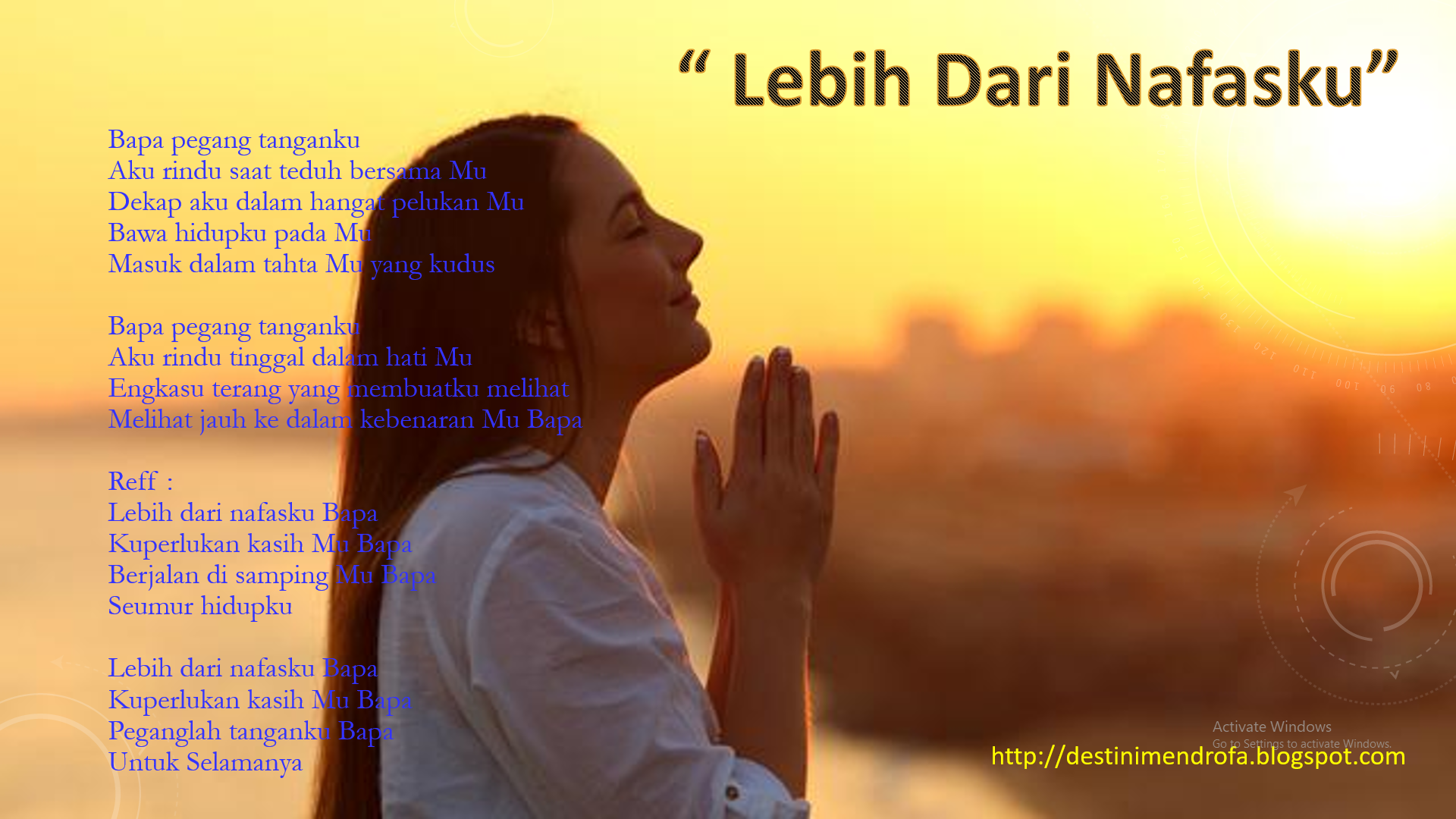 Lirik Lagu Rohani Lebih Dari Nafasku