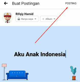 Cara Membuat Status Background Warna Bergambar Facebook Tanpa Aplikasi