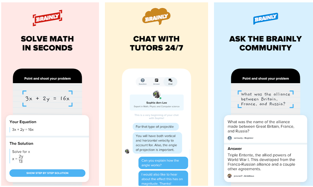 Brainly site Offers Homework Help for Students Educators Technology