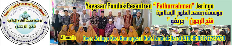 Yayasan Pondok Pesantren Fathurrahman Jeringo