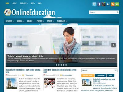 Online Education Template for WordPress