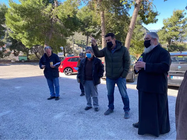 Ναύπλιο: Επίσκεψη Κωστούρου και φορέων στο εργοτάξιο του κτιρίου στην Ευαγγελίστρια
