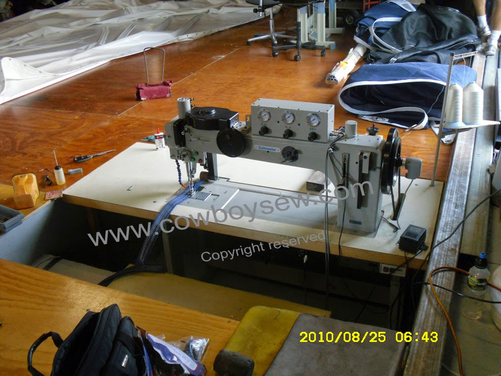 Heavy duty industrial sewing machines Adler 366 type long arm heavy