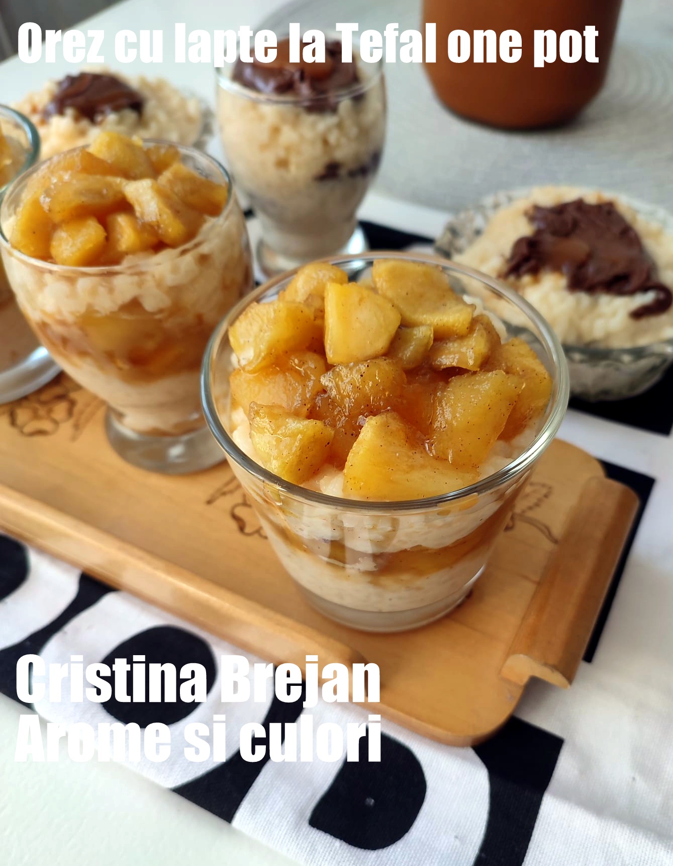 Arome si culori Orez cu lapte la Tefal one pot