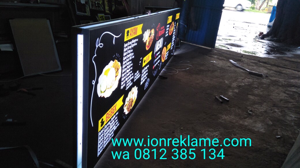 Neon Box Slim - Neon Box Tipis Malang - ION REKLAME MALANG