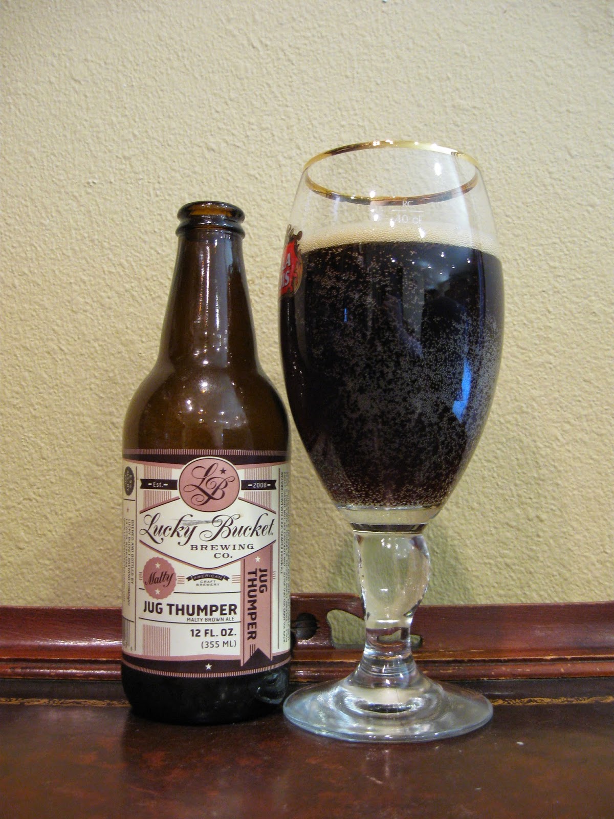 Doing Beer Justice Lucky Bucket Jug Thumper Malty Brown Ale