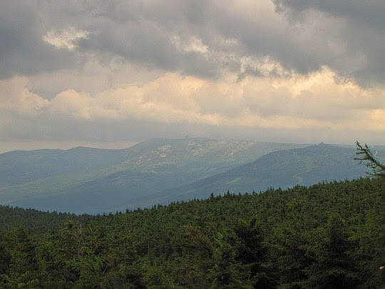 Karkonosze z Wysokiej Kopy.