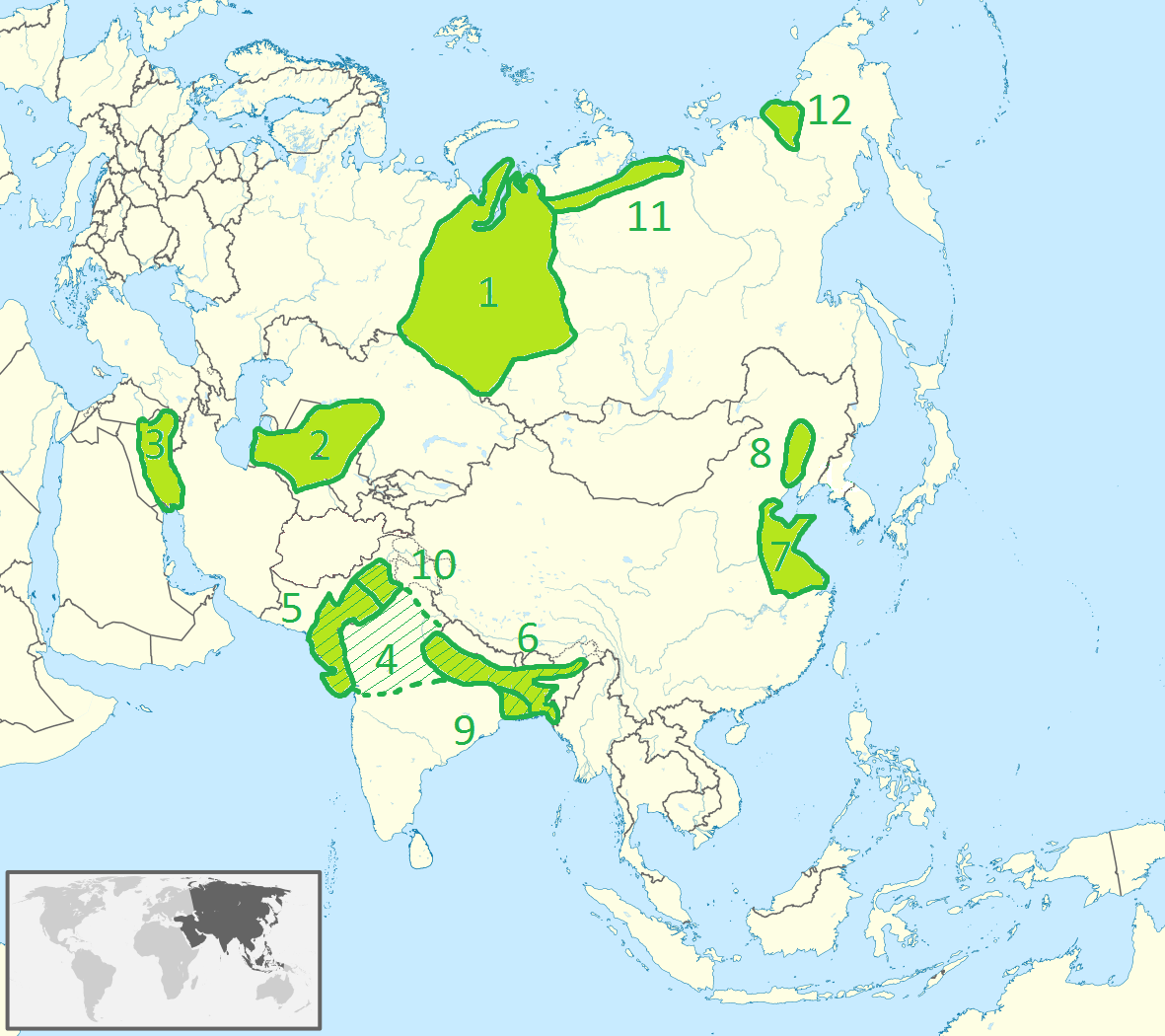Turanská Nížina Mapa | MAPA