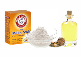 Baking soda and Castor oil for Moles