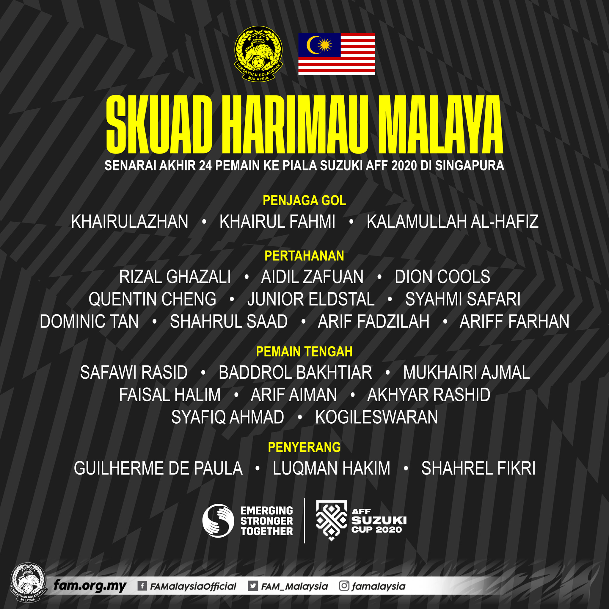 2021 keputusan piala suzuki Jadual Siaran