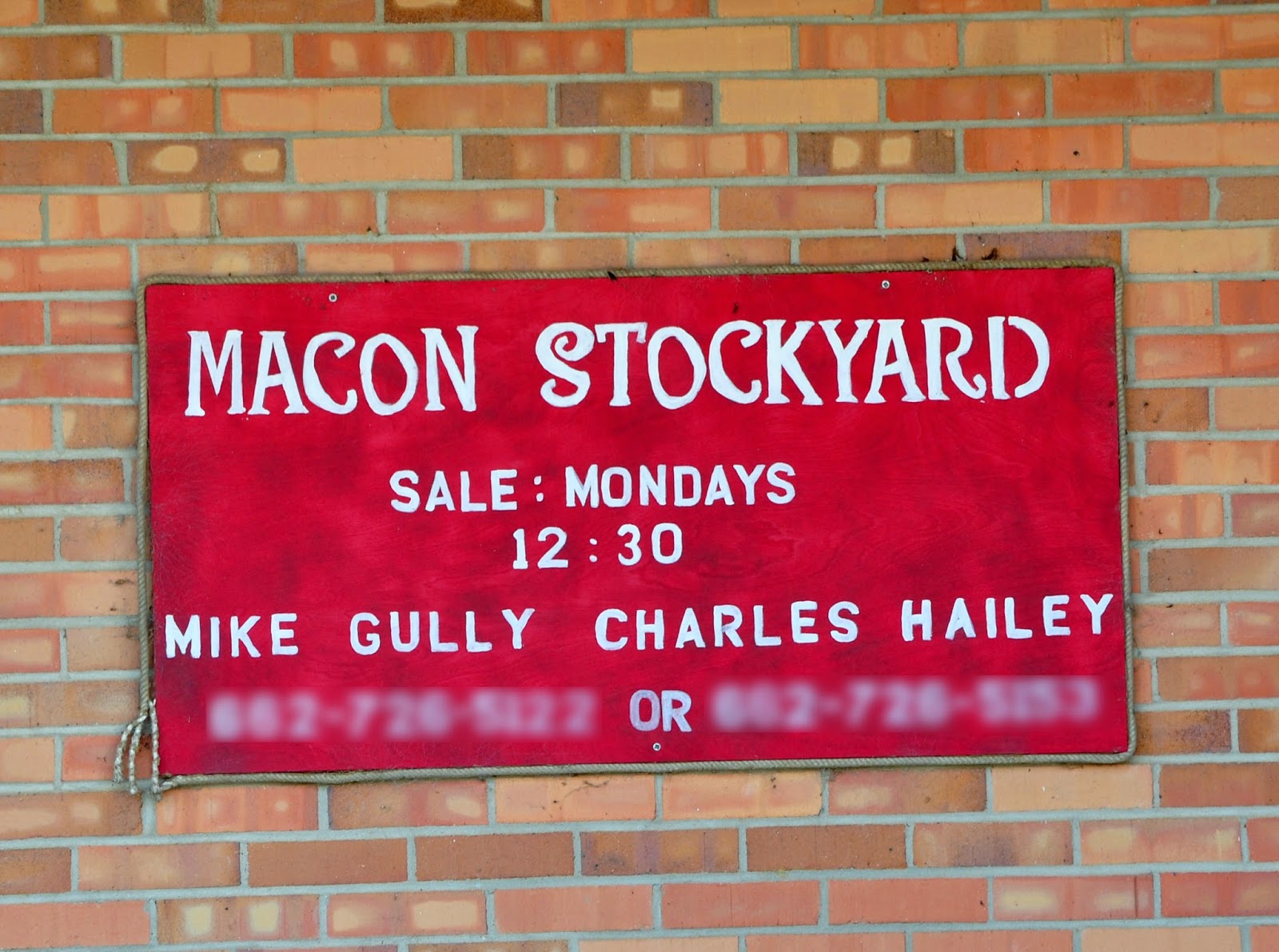 Wordless Wednesday Macon Stockyard Macon, MS