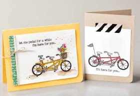 Stampin' Up! Pedal Pusher stamp set -- free with $50 order during Sale-a-bration 2016 #stampinup #saleabration