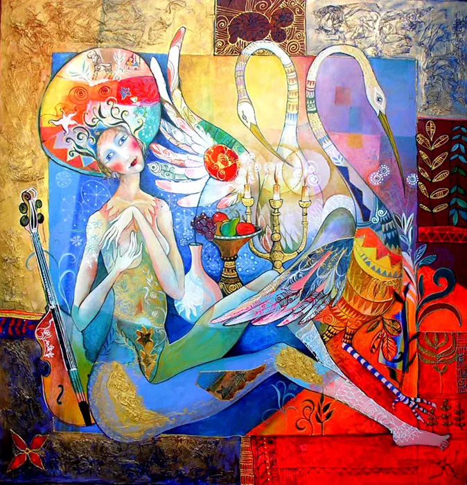 Didier Delamonica 1950 | French Mystical Fantasy painter