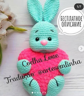 PATRON GRATIS CONEJO CORAZON AMIGURUMI 57769