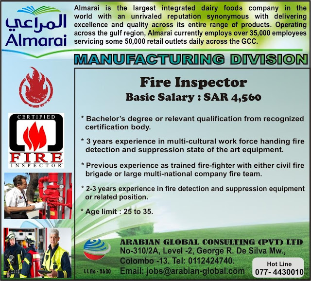 Fire Services Jobs in AlmaraiSaudi Arabia Gulf Job Hunt (UAE, Saudi