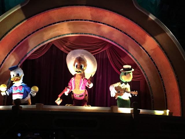 Three Caballeros Animatronics Mexico Boat Ride Epcot Walt Disney World