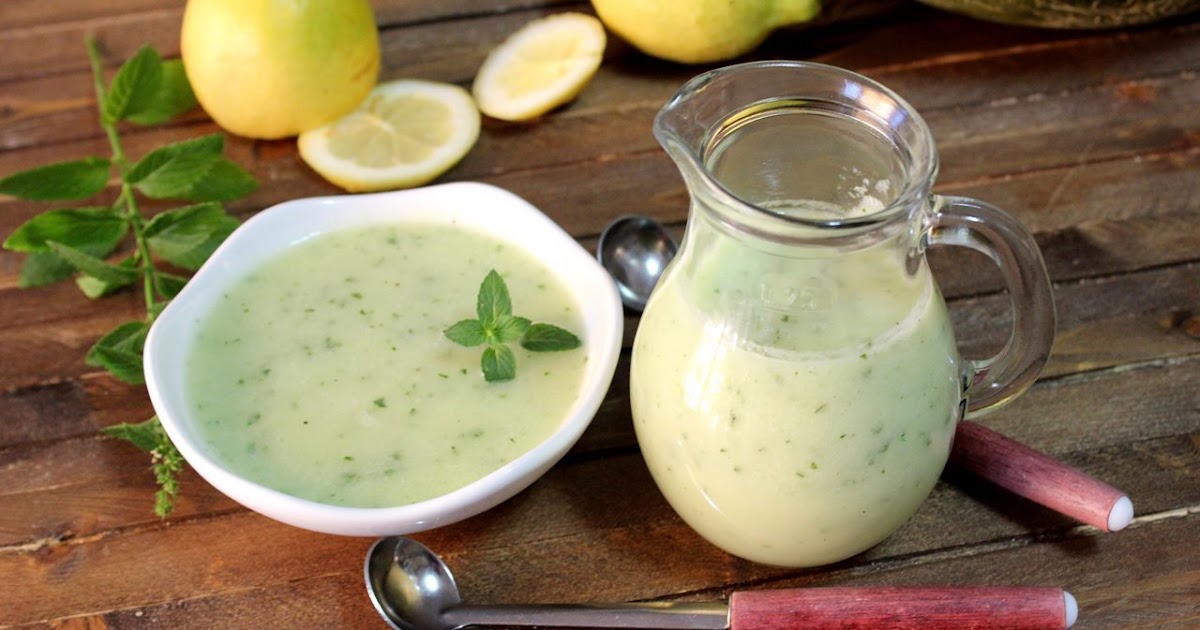 JULIA Y SUS RECETAS Gazpacho de melón con limón y menta fresca