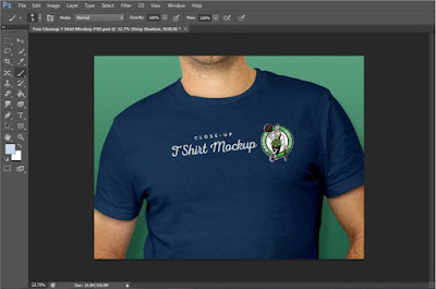 Download Desain Mockup Kaos Format PSD