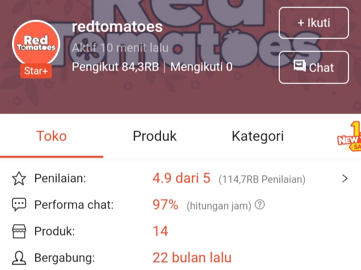 redtomatoes Supplier Shopee Terbaik Ketegori Fashion Pria