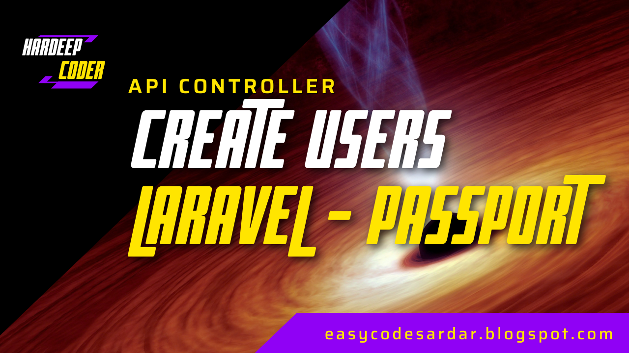 Create Users & Login with Passport Create Users & Login with Passport
