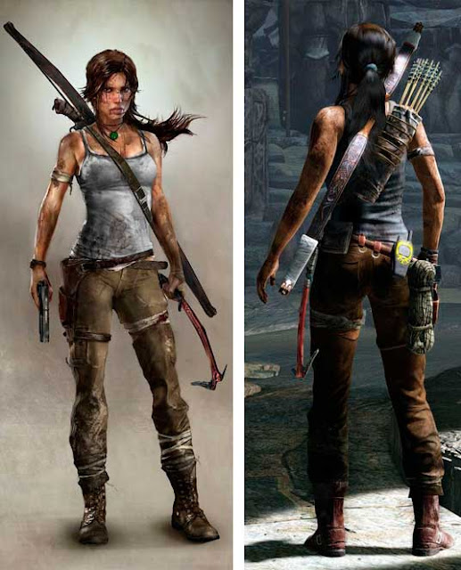 Figurino Tomb Raider filme e game , Lara croft trança (Angelina Jolie) Figurino Tomb Raider filme e game , Lara croft trança (Angelina Jolie)
