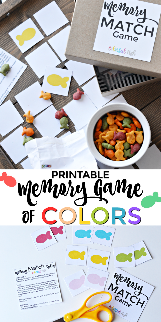 Free Memory Games for Kindergartens: Colors