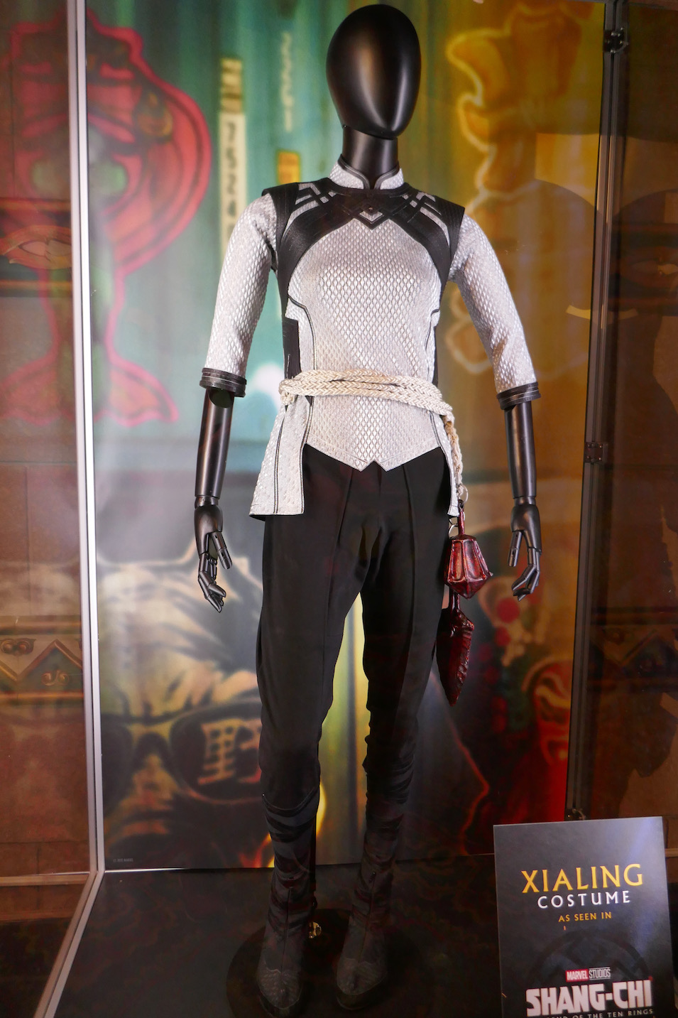 Hollywood Movie Costumes and Props: Meng'er Zhang's Xialing costume from  Shang-Chi and the Legend of the Ten Rings on display