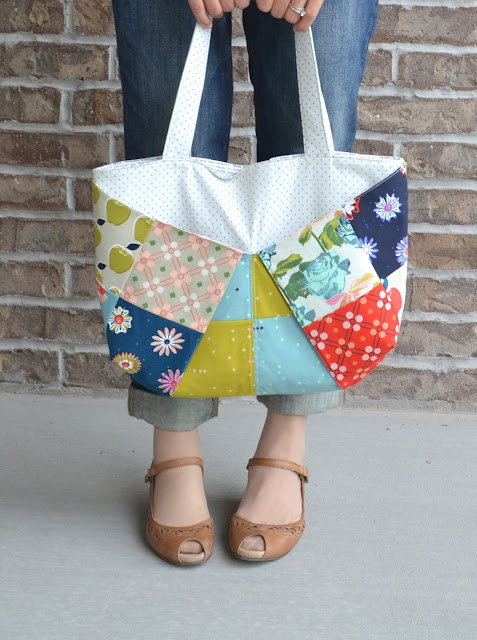 Tea Rose Home: Colorful Patchwork Bags and Baskets Blog Hop & Crafsy ...