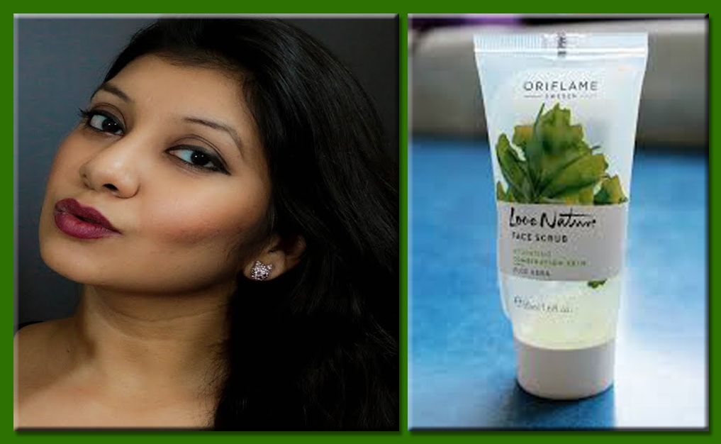 ORIFLAME Love Nature Face Scrub Cucumber Garda Remaja