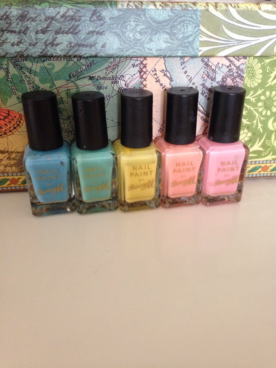 Barry M Nail Polishes in Pastel Shades