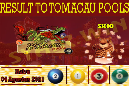 Prediksi Result Toto Macau Rabu 04 Agustus 2021