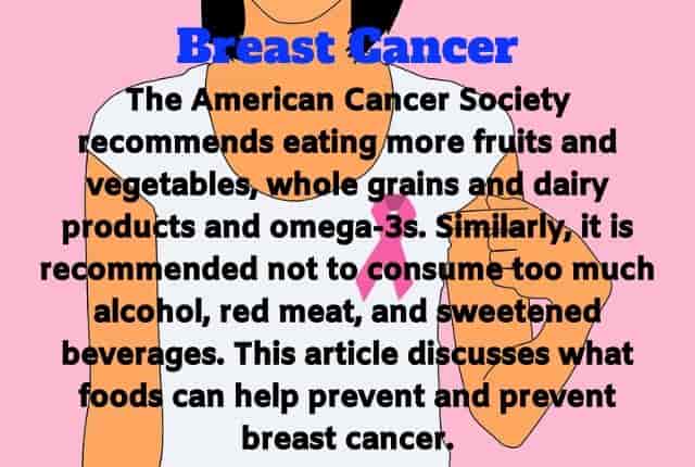 Do You Know What Foods To Eat And What Not To Eat To Avoid Breast Cancer