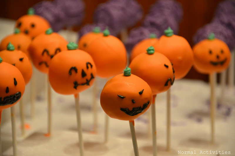 Normal Activities halloween themed cake balls